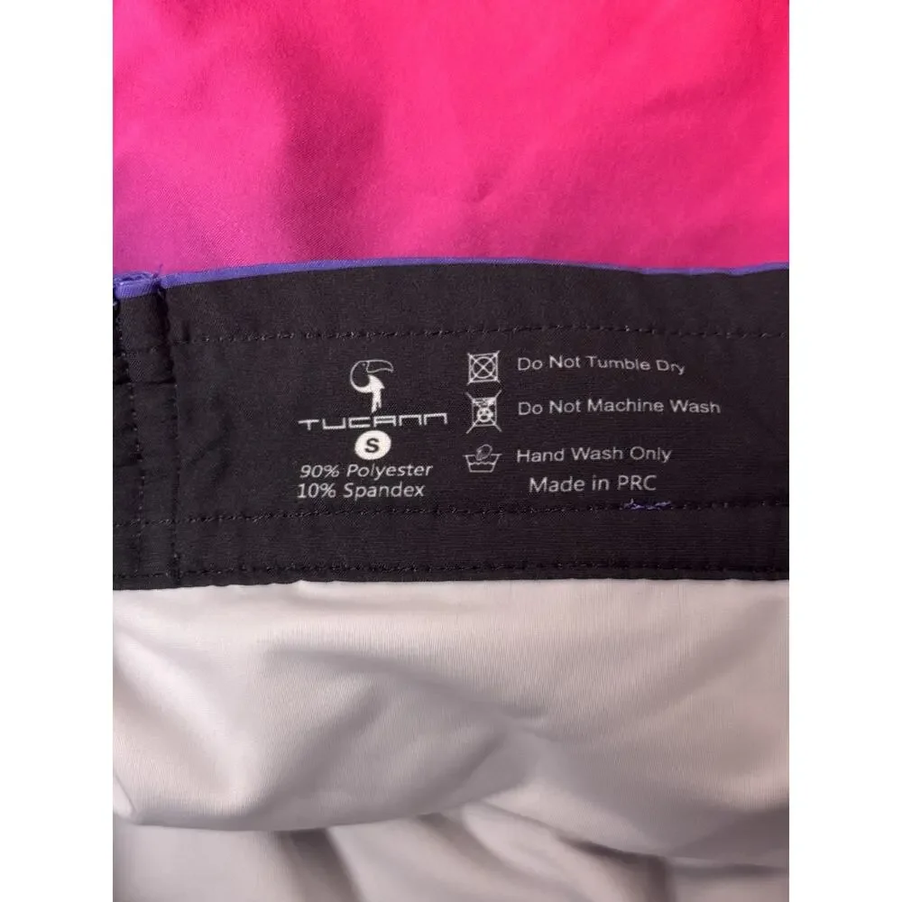 Tucann Swim Shorts Small Mens Tropical Ombre 2